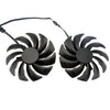 1 par de 88 mm 4 pines Computer Tarjeta de gráficos Ventilador de refrigeración para Gigabyte GeForce GTX1060 1070 GTX1050TI GTX960 RX570 RX470