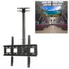 TV LCD ajustable en ángulo y altura universal de 32 a 70 pulgadas Soporte para montaje en pared de techo de doble uso, retráctil Longitud: 1 m