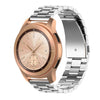 Para Huami GTS/Galaxy Watch 42/40/44 20 mm Correa de reloj de acero inoxidable de 3 cuentas (plata)