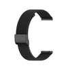 Para Huawei GT/ GT2 46 mm/ Galaxy Watch 46 mm/ fósil Fossil Gen 5 Carlyle 46 mm de 22 mm Banda de reloj de malla de acero inoxidable (negro)