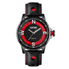 SKMEI 9211 Fashion Sports Stereo Dial Luminous Pointer Reloj creativo Business Trend Hombres Reloj de cuarzo (rojo)