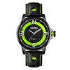 SKMEI 9211 Fashion Sports Stereo Dial Luminous Pointer Reloj creativo Business Trend Hombres Reloj de cuarzo (Verde)
