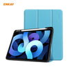 Para iPad Air 2022/2020 10.9 / iPad Pro 11 2018 Enkay enk-8015 PU Cuero + TPU Caja inteligente con ranura de lápiz (azul claro)