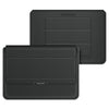 4 en 1 Titular de la computadora portátil Universal PU Bolsa de la computadora portátil Protección impermeable, Tamaño: 11/12 pulgadas (Negro)