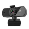 C5 Cámara web Full HD de 4 millones de píxeles con enfoque automático Cámara web de transmisión en vivo sin controlador USB de rotación 360 con micrófono