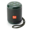 T&G TG519 TWS Altavoz Bluetooth portátil de alta fidelidad Subwoofer Altavoces de columna inalámbricos para exteriores Soporte Tarjeta TF / FM / Disco AUX / U de 3,5 mm / Llamada manos libres (verde oscuro)