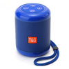T&G TG519 TWS Altavoz Bluetooth portátil de alta fidelidad Subwoofer Altavoces de columna inalámbricos para exteriores Soporte Tarjeta TF / FM / Disco AUX / U de 3,5 mm / Llamada manos libres (Azul)