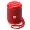T&G TG519 TWS Altavoz Bluetooth portátil de alta fidelidad Subwoofer Altavoces de columna inalámbricos para exteriores Soporte Tarjeta TF / FM / Disco AUX / U de 3,5 mm / Llamada manos libres (Rojo)