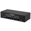 B042 Amplificador de potencia de 4 entradas y 2 salidas, distribuidor de interruptor de altavoz, interruptor de sonido, 300 W por canal, calidad de sonido sin pérdidas