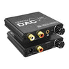 Convertidor de audio digital a analógico Extractor estéreo DAC Amplificador óptico SPDIF 192Khz 24Bit