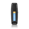SK001 Professional Recargable U-Disk Portable USB Audio Digital Grabador de voz Pint Support TAP TRF TF de hasta 32 GB Dictaphone Flash Drive (Negro)