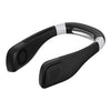 Mini Mini Mini USB Cuello Fan - Diseño de auriculares portátiles recargable Ventilador de banda de cuello portátil, flujo de aire de 3 niveles, rotación libre de 360 grados perfecto para deportes, oficina y al aire libre (negro)