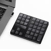 2.4G USB Teclado numérico inalámbrico 35 Teclas Cargar Digital Keyboard Portátil Portátil Mini Numpad