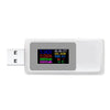 Keweisi KWS-MX19 Tester USB DC 4V-30V 0-5A Detector de voltaje de corriente (blanco)