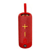 T & G TG619 Portátil Bluetooth Inalámbrico Inalámbrico Impermeable Bajo Al aire libre Subwoofer Support AUX TF USB (rojo)