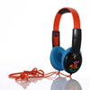 Niño101 Niños lindos portátiles que aprenden auriculares con cable (rojo negro)