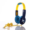 KID101 Niños lindos portátiles que aprenden auriculares con cable (amarillo negro)