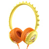 Y19 Música estéreo de dibujos animados lindo auriculares con cable con micrófono (pato afortunado)