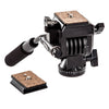 Yunteng YT-950 FLUID de trípode de trípode de trabajo pesado con la placa de montaje rápido