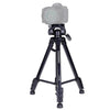 Yunteng VCT-668 Soporte de trípode de aleación de aluminio para cabeza de amortiguación tridimensional