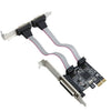 Impresora Puerto Parallel Riser Card PCIE PCI-E Adaptador