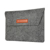 Bolsa de forro de fieltro Bolsa de computadora portátil cubierta protectora para 13 pulgadas (negro)