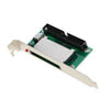 Adaptador de tarjeta de flash compacto de 40 pines CF a 3.5 IDE, panel posterior de soporte