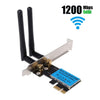 Tarjeta de red inalámbrica de 1200Mbps 5G / 2.4G DUAL BANDA DUAL PCIE