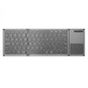 B066S multifunción ultrafino mini inalámbrico Teclado de tres pliegues Bluetooth Teclado