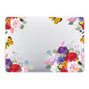 Enkay Flower Series Pattern LaOP CRISTAL DE CRISTAL DE CRISTAL PARA MACBLOOK PRO 13.3 PULGADA A2251 / A2289 / A2338 2020 (ROSE)
