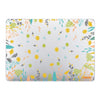 Enkay Flower Series Pattern Laotop Estuche de cristal protector para MacBook Pro 14.2 Inch A2442 (2021) (Diente de león)