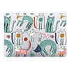 Enkay Animal Series Pattern LaOPOP Estuche de cristal protector para MacBook Pro 13.3 Inch A2251 / A2289 / A2338 2020 (gato delgado)