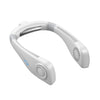 Aromaterapia Ventilador de cuello colgante sin hojas Ventilador Mini USB Portable (blanco)