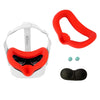 JD-391215 Adecuado para Oculus Quest2 Generation VR Ojo Mask Cover + Cubierta de lente (rojo)