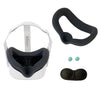 JD-391215 Adecuado para Oculus Quest2 Generation VR Ojo Mask Cover + Cubierta de lente (Gun Grey)