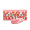 QW02 Conjunto de mouse de teclado inalámbrico (rosa)