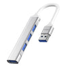 ENKAY Hat-Prince ENK-AT114 4 puertos USB 3.0 Splitter Multi-Ports Expansion HUB Extender Connector Adapter, Interfaz: USB 3.0