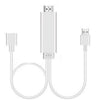 Dongle USB macho + USB hembra a HDMI macho 1080P Adaptador de cables HDMI