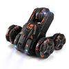 MoFun, coche acrobático de cinco ruedas, brazo oscilante de 360 grados, 2,4G, coche RC multifuncional, especificaciones: individual (negro)