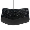 Teclado ergonómico para juegos de tamaño compacto 390B