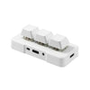 MK321BT Bluetooth 5.1 3 teclas Teclas personalizadas Juego Office PS Clip Teclado de programación macro (Blanco)