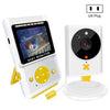 855P Monitor de bebé amarillo inalámbrico para el hogar de 2,4 pulgadas con cámara de vigilancia para bebés (enchufe de EE. UU.)