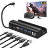 Para la plataforma de vapor Base de expansión Base de carga Base de carga Convertidor de puerto de red HDMI Gigabit
