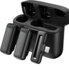 Micrófono de solapa inalámbrico Lavalier para dispositivo tipo C/USB-C con estuche de carga