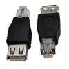 JUNSUN MAY USB Hembra a Macho RJ11 6P2C Adaptador Convertidor