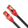 Cabezal chapado en oro CAT7 Cable LAN de red Ethernet RJ45 de alta velocidad de 10 Gbps (10 m)