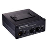 Amplificador de señal sin monitor para auriculares, entrada XLR doble, entrada mono o estéreo o mezcla estéreo con interruptor
