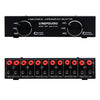 B037 Amplificador de potencia de 3 entradas y 3 salidas y conmutador de altavoz Comparador de divisor de interruptor de altavoz 300 W por canal sin pérdida de calidad de sonido