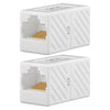2 uds JUNSUNMAY RJ45 hembra a hembra acoplador en línea Cat6 Cat5e Cat5 adaptador extensor de Cable Ethernet