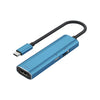 V264 3 en 1 USB-C / Type-C a USB3.0 + PD3.0 + HD2.0 Adaptador multidivisor de 3 puertos OTG HUB